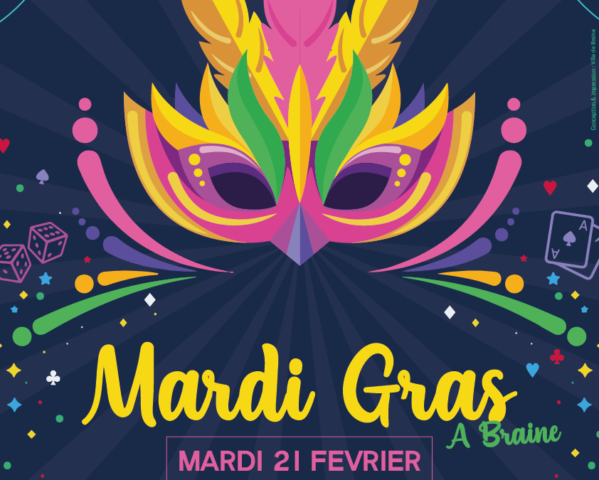 Mardi Gras à Braine – Mardi 21 février 2023