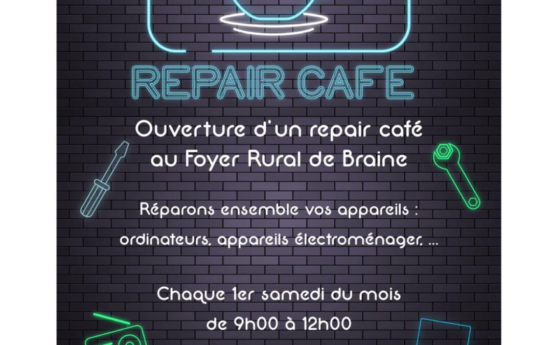Repair Café au Foyer Rural de Braine