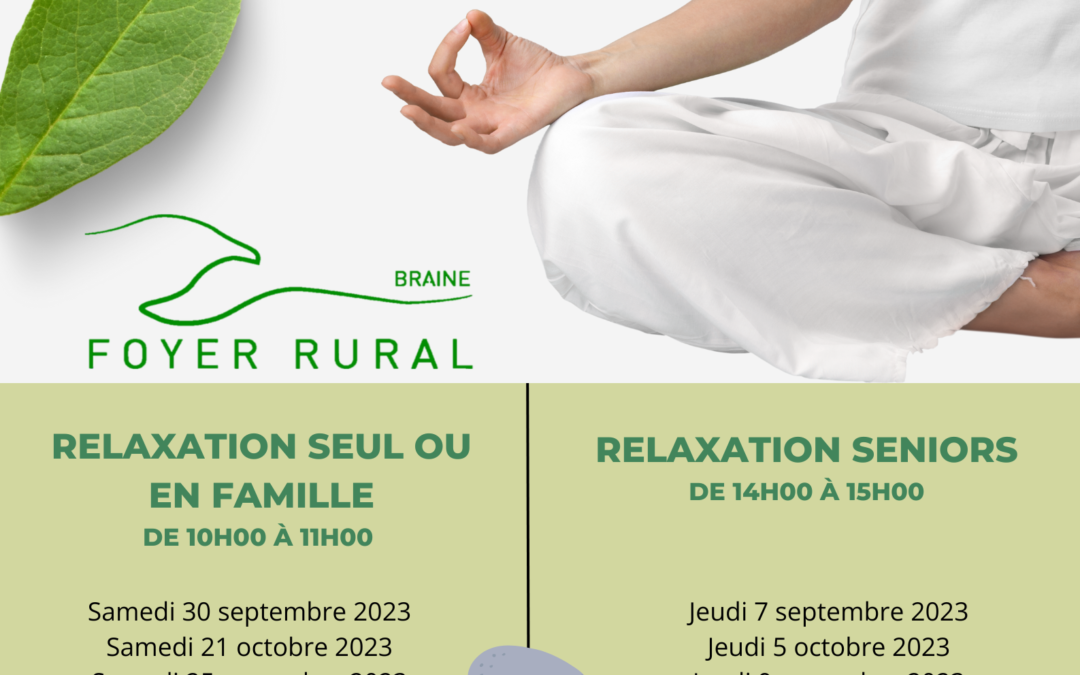 Ateliers relaxation – Foyer Rural