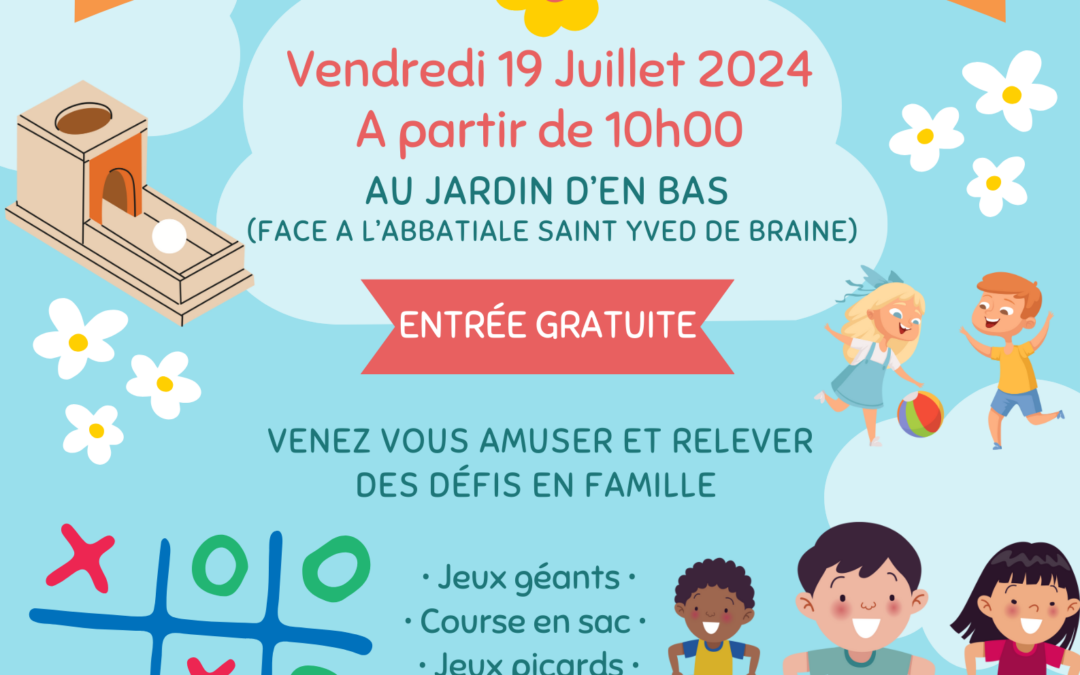 Olympiades des familles – Vendredi 19 juillet 2024