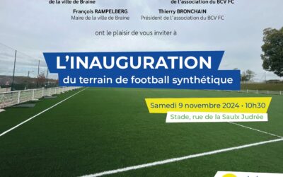 Inauguration du terrain synthétique – Samedi 9 novembre