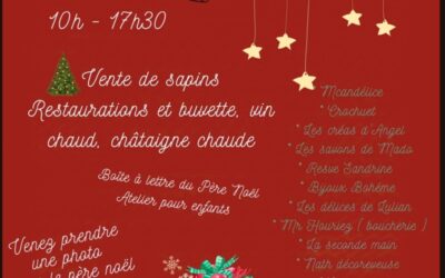 Marché de Noël de l’école Gaston Costeau – Dimanche 8 décembre 2024