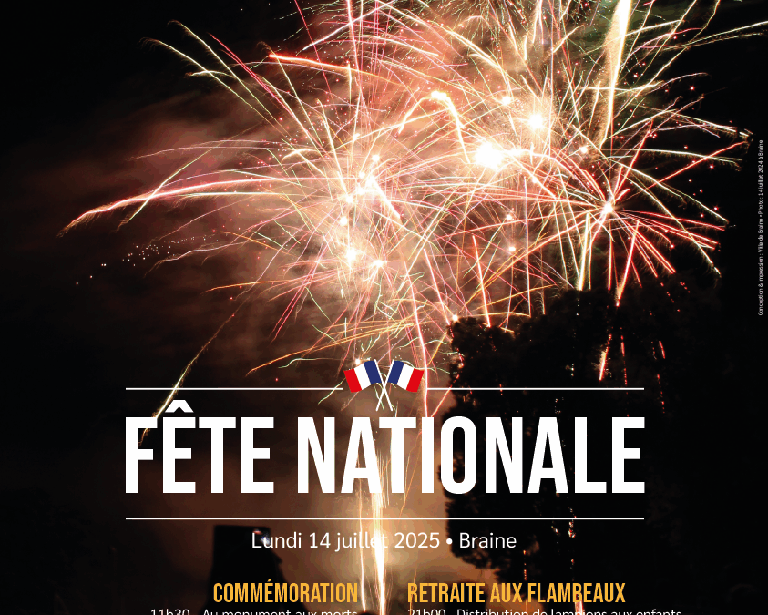 Fête Nationale – Lundi 14 juillet 2025