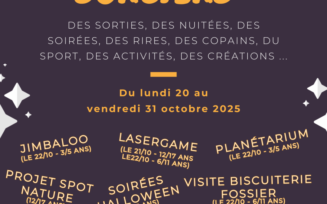 Centre de loisirs – Octobre 2025
