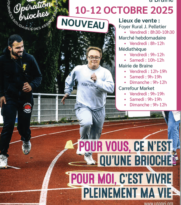 Opération Brioches – 10-12 octobre 2025