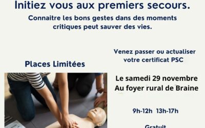 PSC1 – Samedi 29 novembre