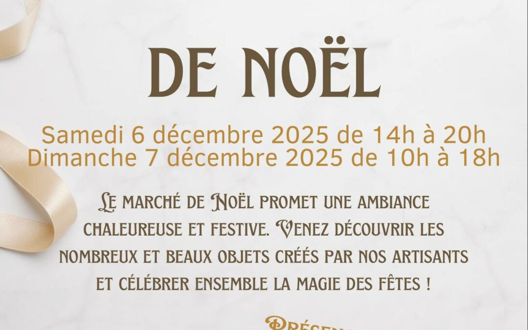 Marché de Noël – 6-7 décembre 2025