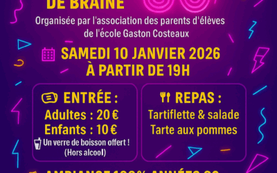 Soirée Années 80′ – Samedi 10 janvier 2026