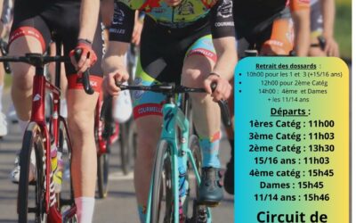 Course cycliste AOS Courmelles – Dimanche 19 avril 2026