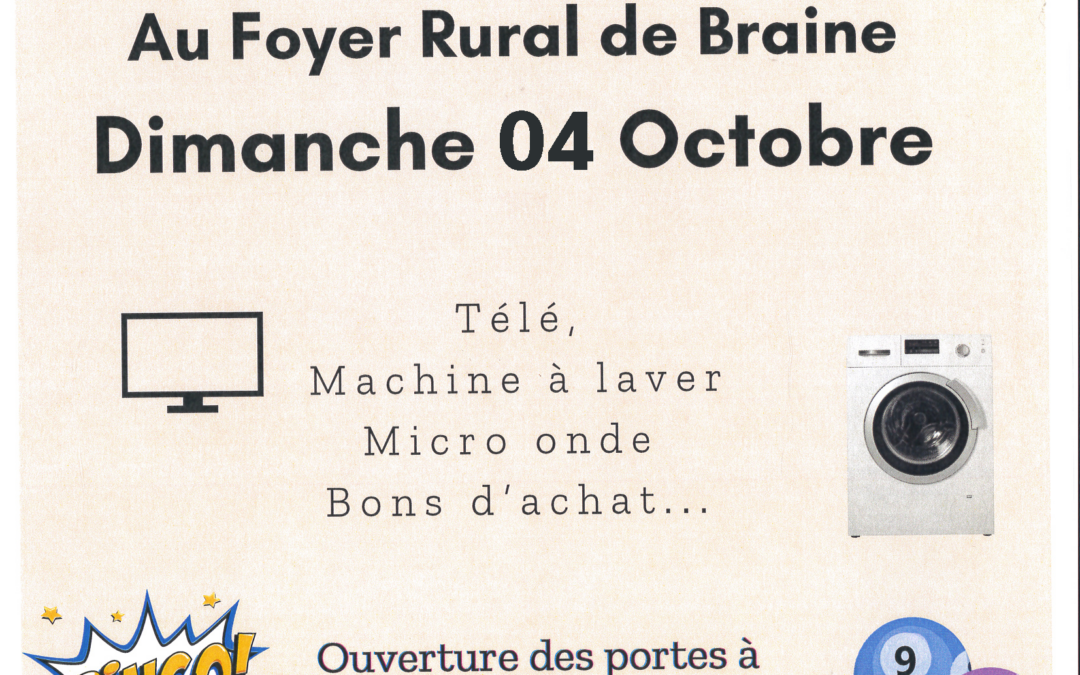 Loto – Dimanche 4 octobre 2026