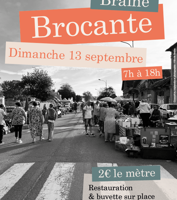 Brocante – Dimanche 13 septembre 2026